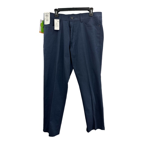 Kenneth Cole Reaction, Men’s Slim-Fit Techni-Cole Pants, 36Wx30L, Indigo - Picture 1 of 8